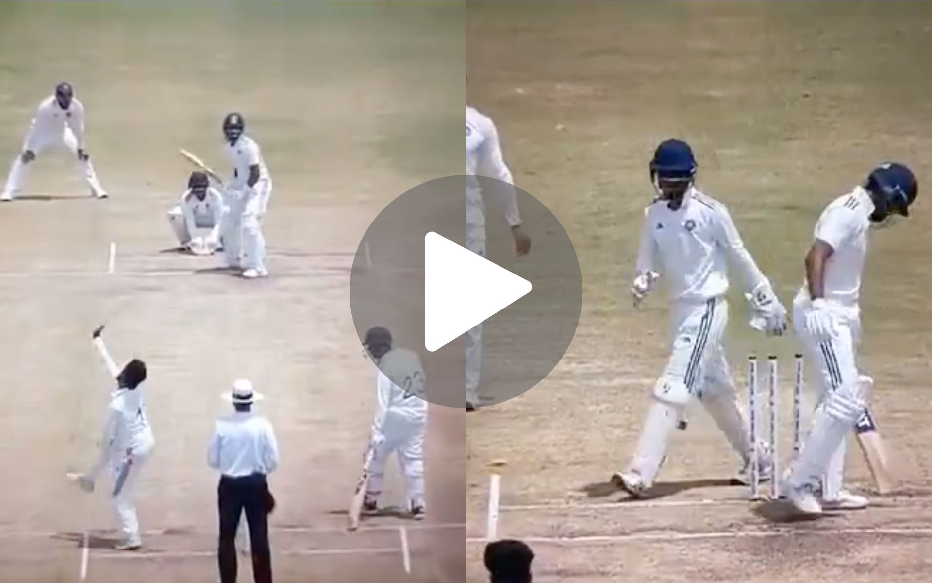 [Watch] Shreyas Iyer Bowled Through The Legs In Embarrassing Dismissal In Duleep Trophy 2024